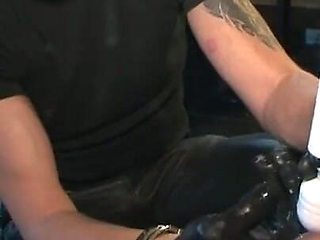 Tied up stretched in the ass fucked