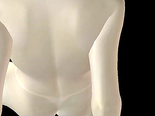Animated 3D Porn - Very Beautiful Girl Masturbating with Banana Till Orgasm
