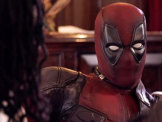 DeadPool role play makes busty blonde cougar fuck in insane positions