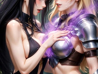 Enemy Sorceress and Futa Soldier Forbidden Hentai Fuck