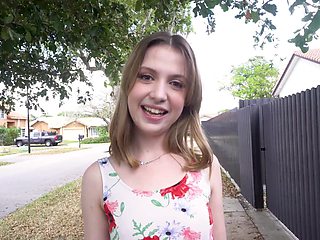 Daisy Bean gets creampied after deep doggystyle