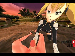 Kaiju N8 Hentai - Kikoru Shinomiya Handjobjob and Fucked at Cowgirl POV - Asian Japanese Manga Anime Hentai 3D Porn