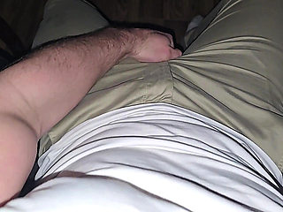 German voice commands you. wet cock shines.. Beige jeans with precum.. intense fragrance