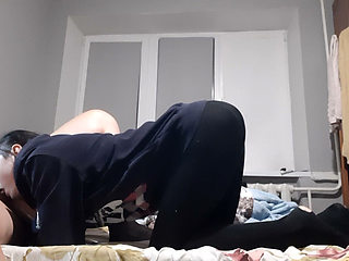 I Quickly Cum in Her Mouth, but She Doesn’t Stop Licking My Pussy