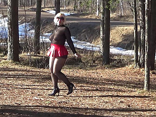 Sexy Micro Skirt - Walking Outdoor