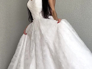 Bride Teases What's Under the Dress