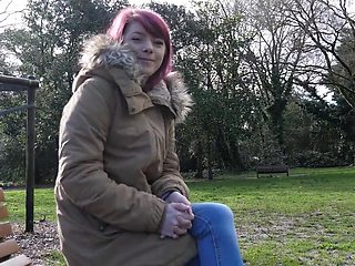 Redheaded cutie is ready to show us what she's got