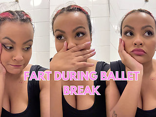 Gassy Ballerina Trying Not to Fart During Show Break