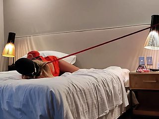 Hotel bondage roleplay