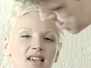 This Horny Blonde Destroys His Cock