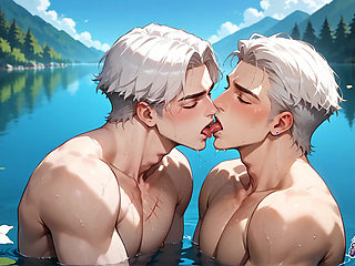 Sexy Gay Muscle's Wet Play Fever in Pine Forest! XXX Get Ready!