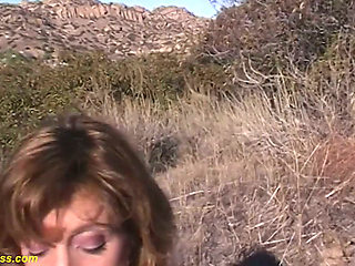 Monster tit milf picked up for outdoor fucking