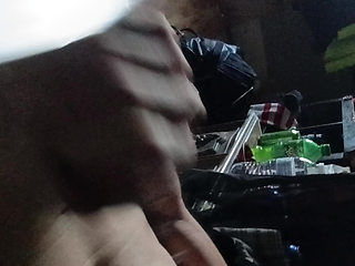 Jacking off then cumming all over my stomach