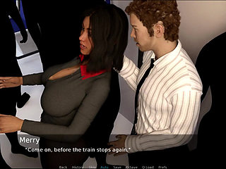 Project hot wife #44 - Merry and Ben got stuck in the elevator...Ed looked at Merry while she took a shower