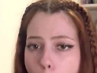 Redhead Teen Takes Bwc POV Cum Swallow