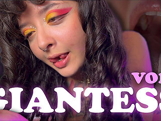 The Tender Giantess Just Wants to Protect You... Inside Her Stomach?