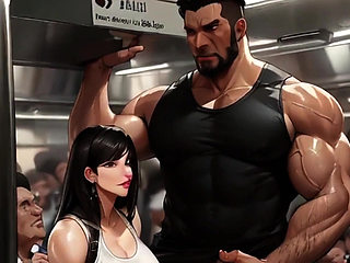 Tifa Meets a New Penis on the Train