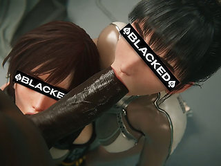 Rough Threesome: Horny Sluts Cowgirl Riding Massive BBC, Stinky Creamy Pussy Flooded with Cum