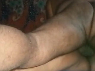 When stepfather fucked aunty's ass, aunty screamed.
