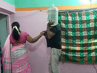 Hot Desi Housewife Traps the Water Delivery Guy for a Wild Anal Creampie