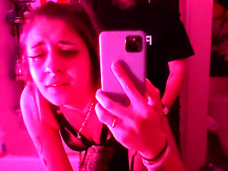 Fucking My Milf Friend In Front of The Mirror