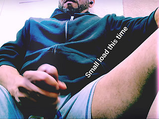 Milking my cock getting it ready for tonight