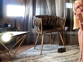 Perfect Body Big Boobs Big Ass Hot Beauty Gives the Impossible Handjob with Multiple Cumshots and Orgasms After Long Edging