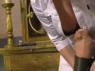 Humiliating hanging out and wrapped in foil