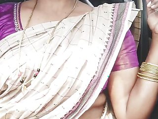 Telugu Stepmom and Stepson Car Sex Crezy Dirty Talks.