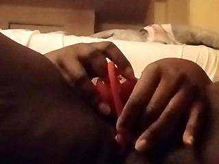 Teasing with Rose Toy