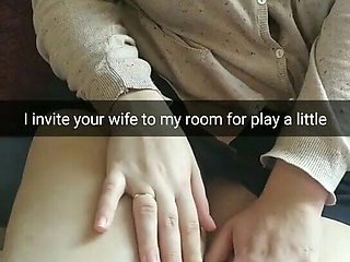 Cheating wife roleplay story with cuckold captions - Milky M