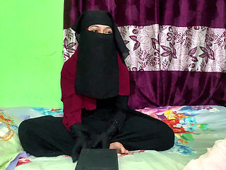 Happy time spent with a student in an empty house