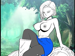 Exhibitionist blondie in Kamesutra DBZ erogame