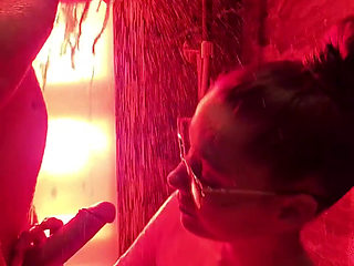 Real Couple Shower Sextape - Steamy Amateur Fuck with Stepdaddy in the Shower