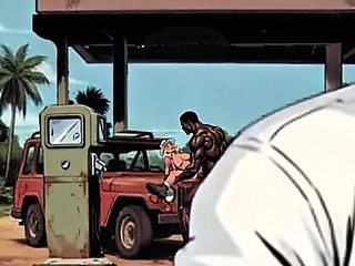 Jungle Gas Station: a Black Pump for a White Wife. BBC Wife Cuckold