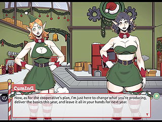 Claus' Secret Surprise XMAS HENTAI Game Ep.2 christmas factory making SEXTOY now !