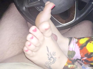 18 Year Old First Footjob
