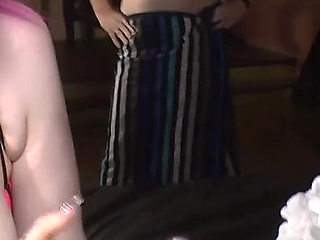 Trashy Punk-slut Gets Fucked Raw and Pissed on at Creampie Gangbang