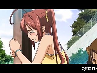 Anime teen picked up in a train and fucked