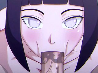 Hinata POV blowjob - Dr.Korr  voiced hentai series