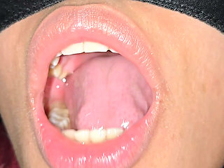Sucking my man off in the car and snorting his cum up my nose.