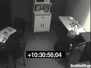 Secret pissing whore screws over her colleague