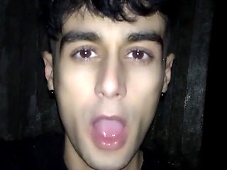 Play with Cum in Mouth After Cruising - Swallowing Stranger Cum