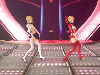 Mmd R-18 Anime Girls Sexy Dancing Clip 509