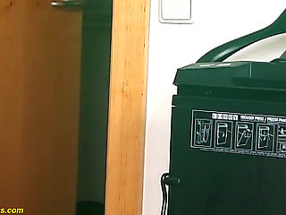 Hairy blonde MILF fucked at the hotel room