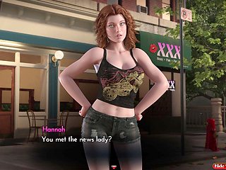 Adult visual novel featuring a big-busted babe and some serious curves