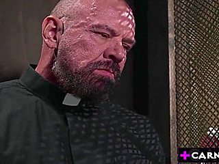 Churchgoers Shocked By Priest Max Sargents Secret Meetings With Altar Boys In The Confessional Booth! Today The Creepy Priest Ass Fucked A Sinful Twink!