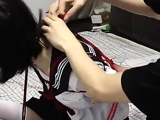 Black Ankle Socks and Bare Feet Versus White Ankle Socks, Along with Gags and Rope Restraints.