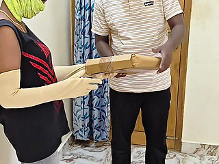 Delivery Boy Unexpected Fucks Lonely Girl