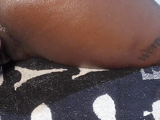 Ebony Gets Fucked by Fuck Machine